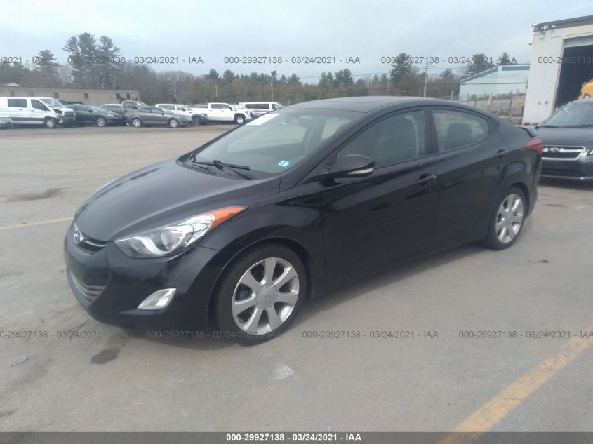 2013 HYUNDAI ELANTRA LIMITED PZEV 5NPDH4AE0DH442751
