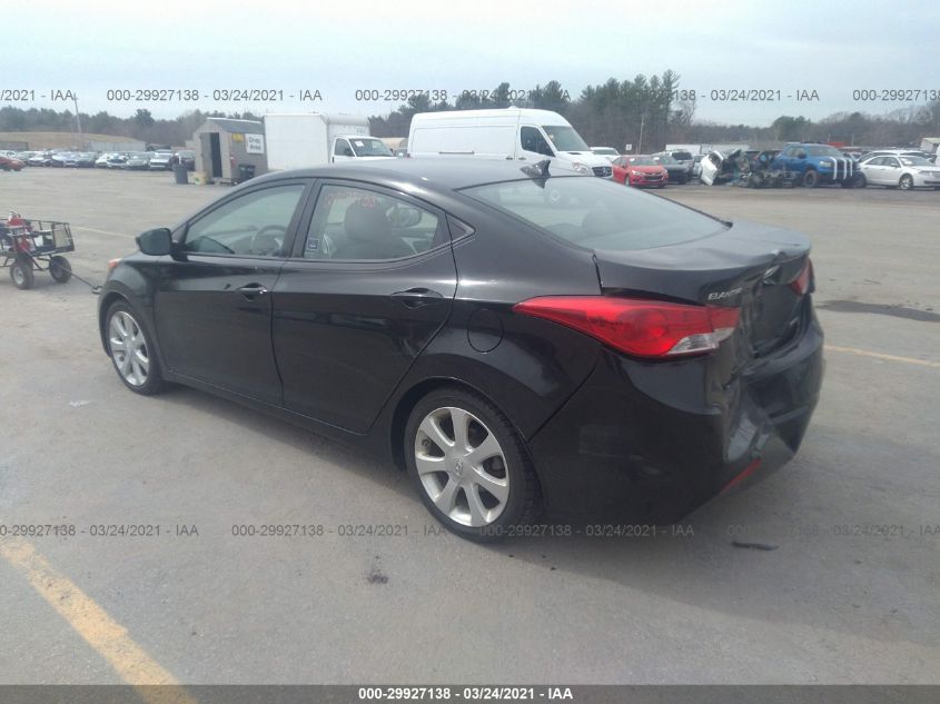 2013 HYUNDAI ELANTRA LIMITED PZEV 5NPDH4AE0DH442751
