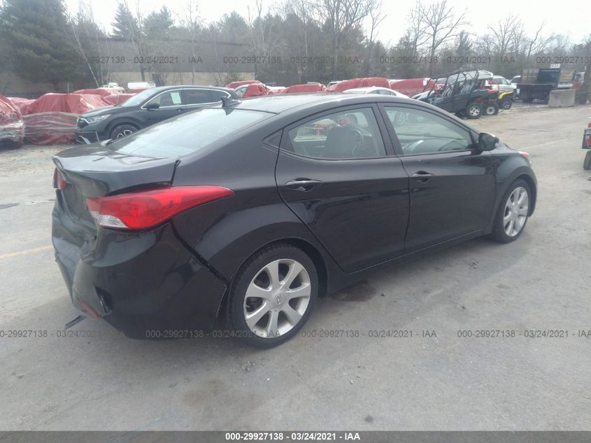 2013 HYUNDAI ELANTRA LIMITED PZEV 5NPDH4AE0DH442751