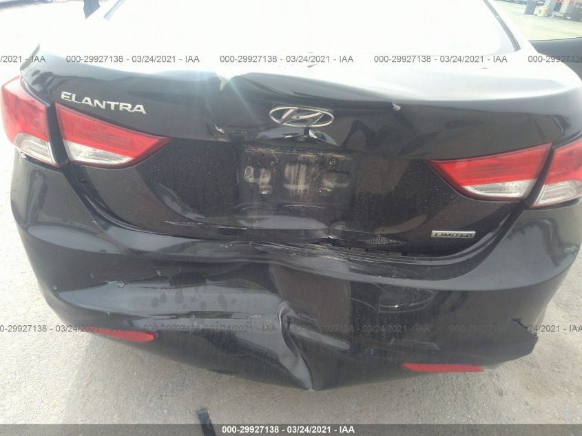 2013 HYUNDAI ELANTRA LIMITED PZEV 5NPDH4AE0DH442751
