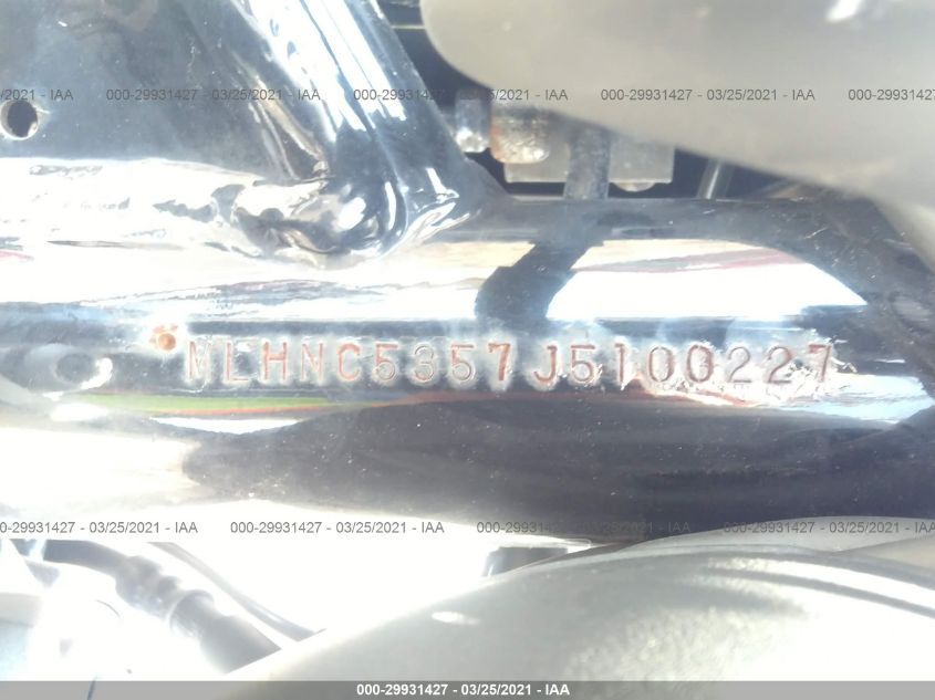 2018 HONDA CMX300 A MLHNC5357J5100227
