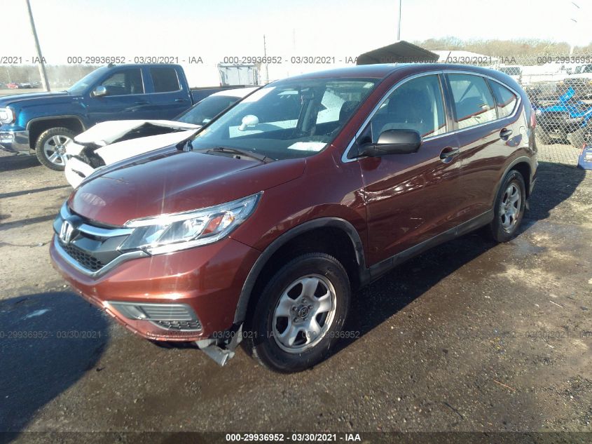 2015 HONDA CR-V LX 5J6RM4H37FL028493