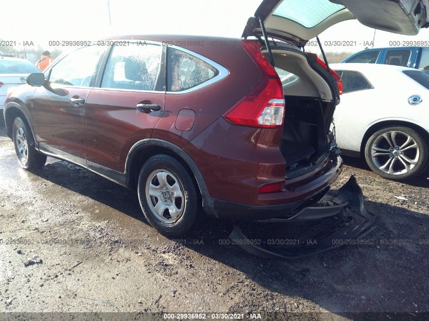 2015 HONDA CR-V LX 5J6RM4H37FL028493
