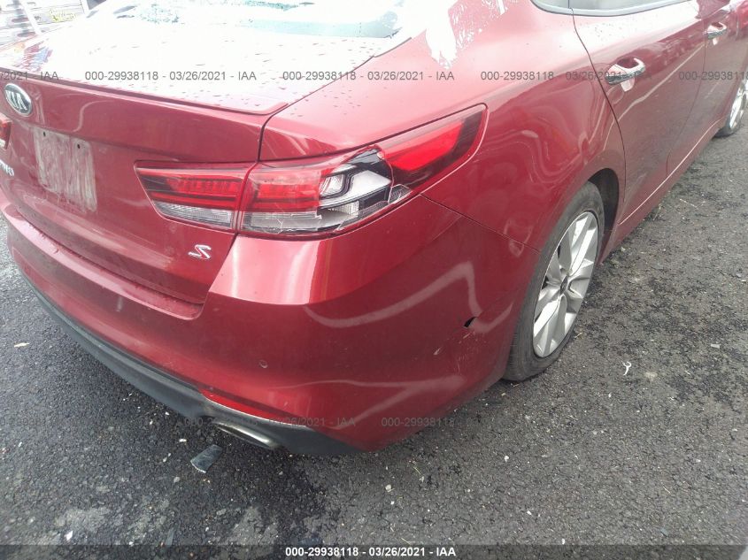 2018 KIA OPTIMA S 5XXGT4L33JG216282