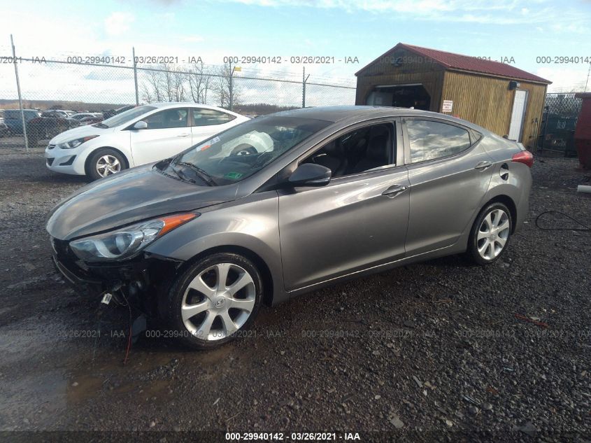 2013 HYUNDAI ELANTRA LIMITED PZEV 5NPDH4AEXDH220539