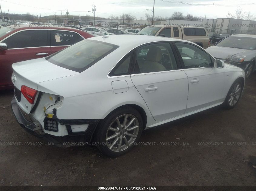 2014 AUDI A4 PREMIUM PLUS WAUFFAFL3EN006818