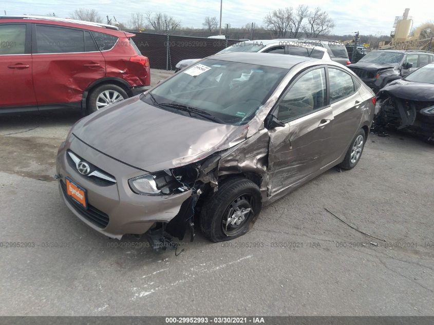 2013 HYUNDAI ACCENT GLS KMHCT4AE9DU580624