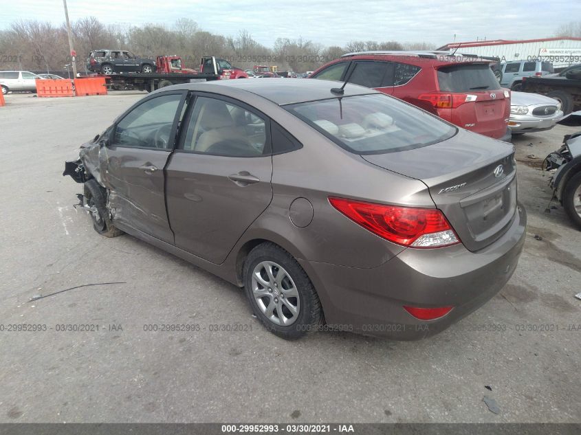 2013 HYUNDAI ACCENT GLS KMHCT4AE9DU580624