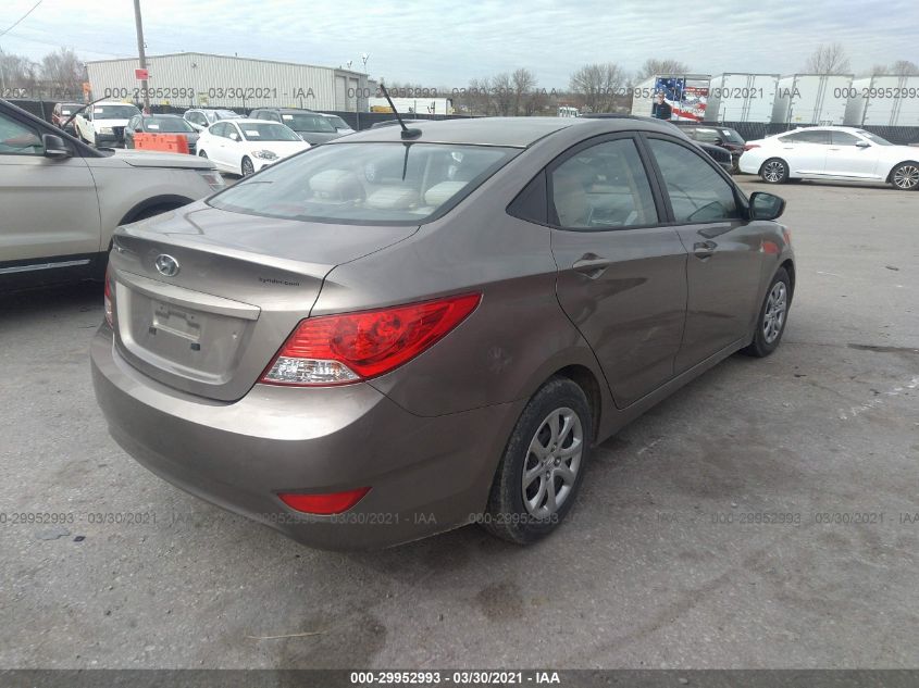 2013 HYUNDAI ACCENT GLS KMHCT4AE9DU580624