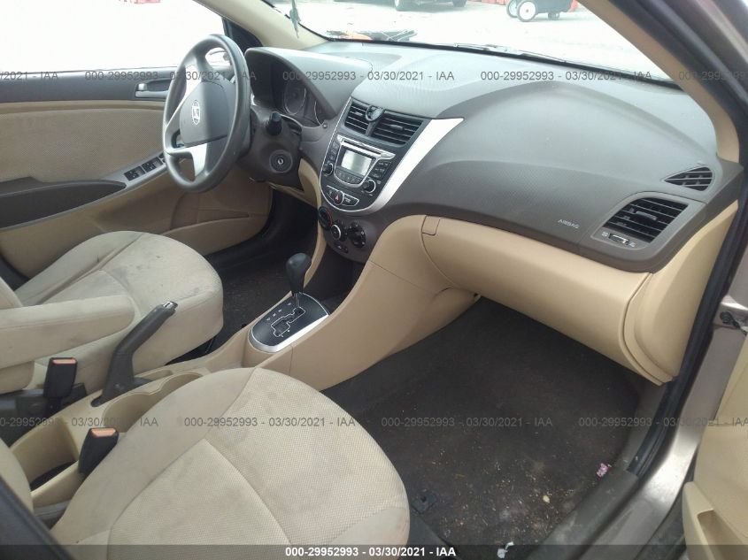 2013 HYUNDAI ACCENT GLS KMHCT4AE9DU580624