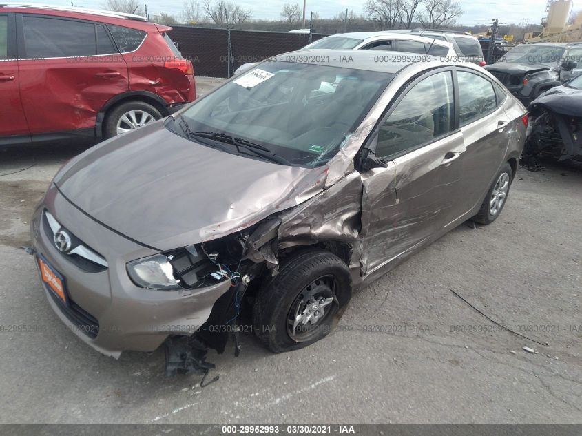 2013 HYUNDAI ACCENT GLS KMHCT4AE9DU580624