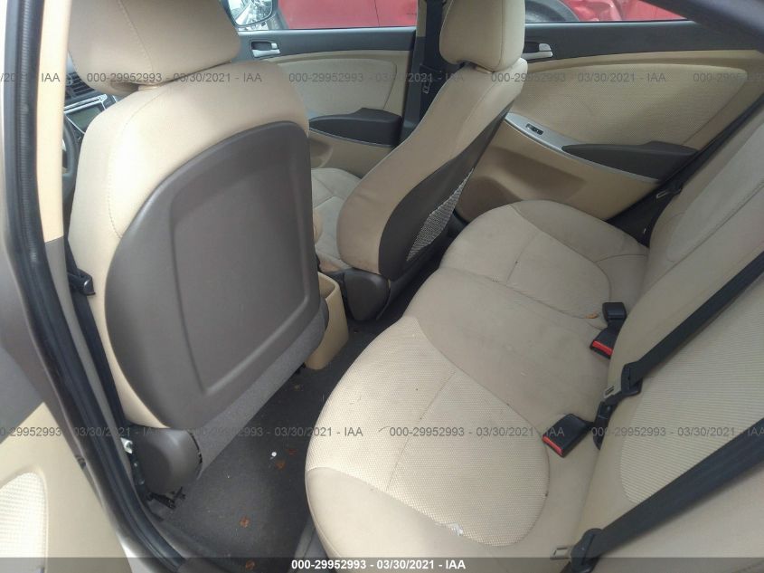 2013 HYUNDAI ACCENT GLS KMHCT4AE9DU580624