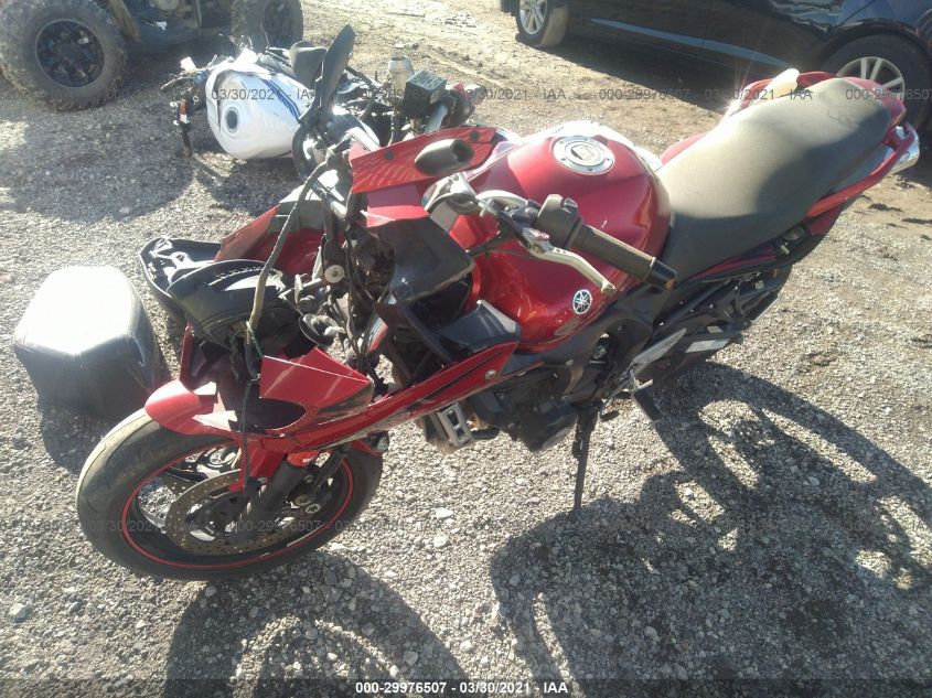 2007 YAMAHA FZ6 SHG JYARJ13EX7A002842