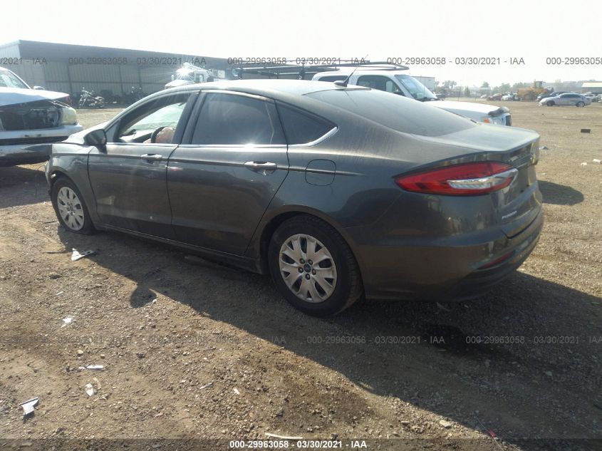2019 FORD FUSION S 3FA6P0G7XKR232591