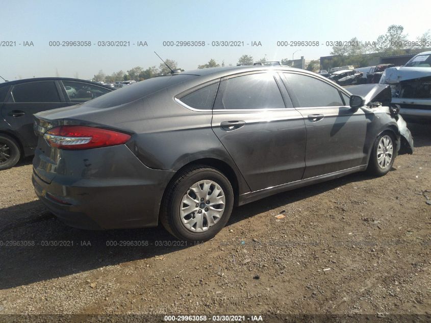2019 FORD FUSION S 3FA6P0G7XKR232591
