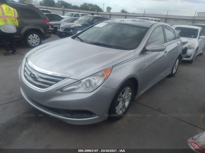 2014 HYUNDAI SONATA GLS 5NPEB4AC5EH853665