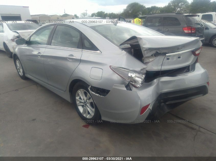 2014 HYUNDAI SONATA GLS 5NPEB4AC5EH853665