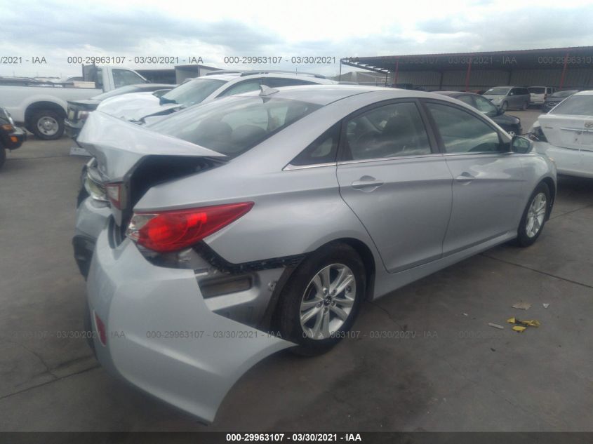 2014 HYUNDAI SONATA GLS 5NPEB4AC5EH853665