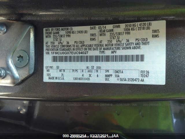 2014 ACURA RDX 5J8TB3H3XEL001297