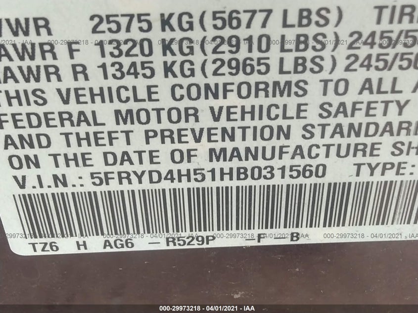 Acura MDX 2017 -auction- 8