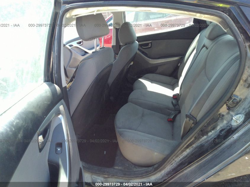 2013 HYUNDAI ELANTRA GLS 5NPDH4AE2DH372850