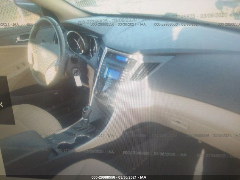 2013 HYUNDAI SONATA GLS PZEV 5NPEB4AC8DH575598