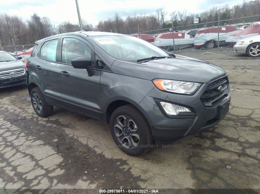 2020 FORD ECOSPORT S MAJ6S3FL8LC391723