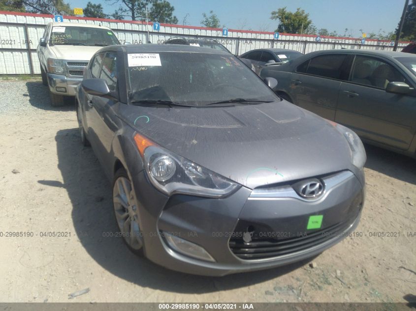 2013 HYUNDAI VELOSTER W/BLACK INT KMHTC6AD7DU142316