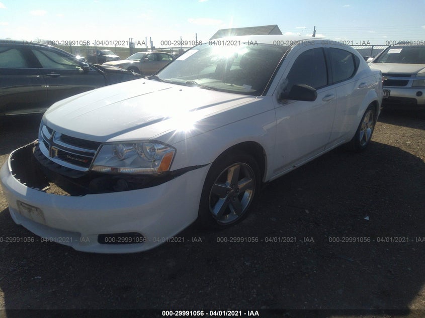 2013 DODGE AVENGER VIN: 1C3CDZAB7DN630231