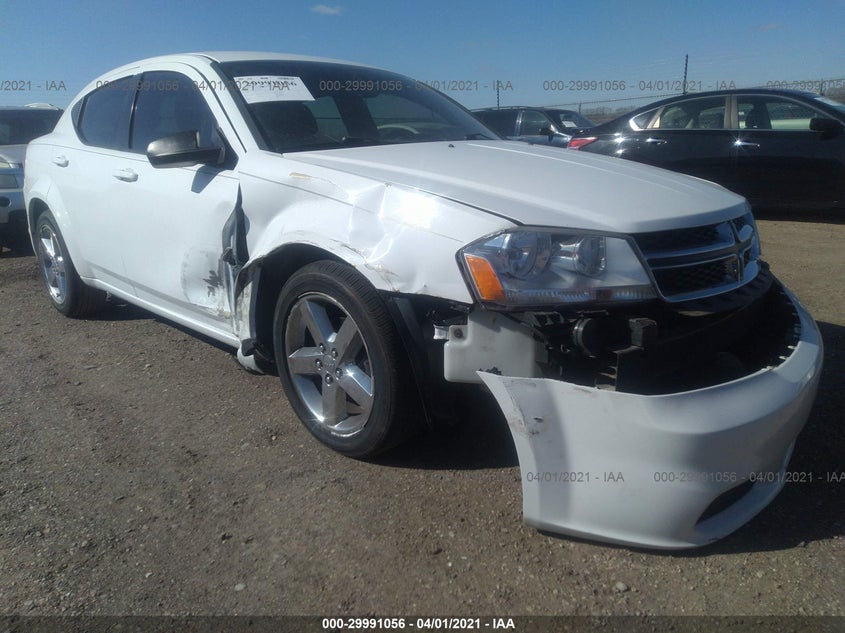 2013 DODGE AVENGER VIN: 1C3CDZAB7DN630231