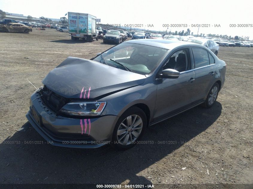 2015 VOLKSWAGEN JETTA SEDAN 1.8T SE W/CONNECTIVITY 3VWD17AJ1FM346592