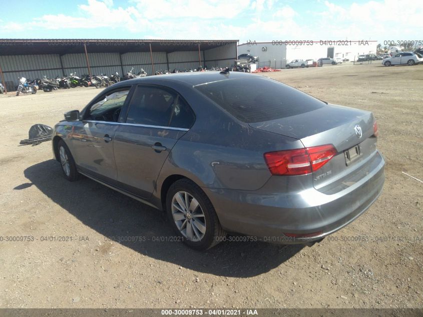 2015 VOLKSWAGEN JETTA SEDAN 1.8T SE W/CONNECTIVITY 3VWD17AJ1FM346592