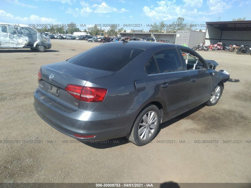 2015 VOLKSWAGEN JETTA SEDAN 1.8T SE W/CONNECTIVITY 3VWD17AJ1FM346592
