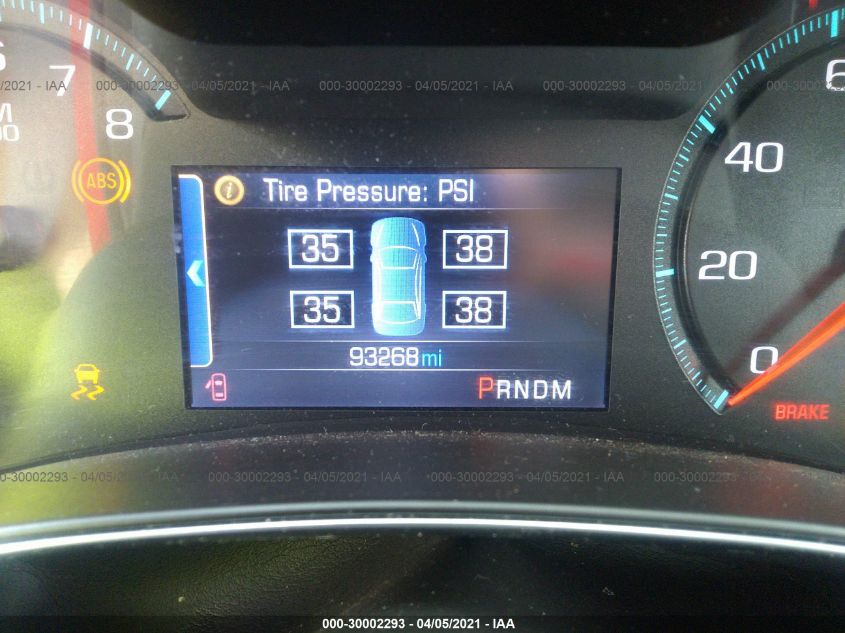 2014 CHEVROLET IMPALA LTZ 2G1155S39E9119844