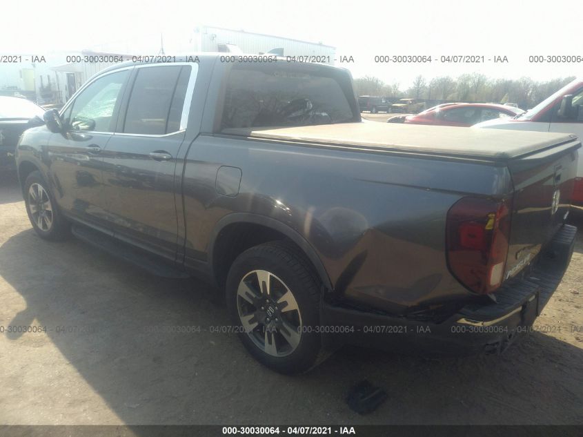 2017 HONDA RIDGELINE RTL 5FPYK3F55HB004230