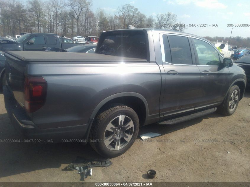 2017 HONDA RIDGELINE RTL 5FPYK3F55HB004230