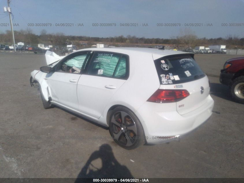 2015 VOLKSWAGEN GOLF GTI SE W/PERFORMANCE PKG 3VW547AU0FM095358
