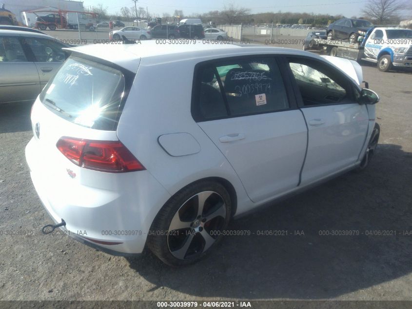 2015 VOLKSWAGEN GOLF GTI SE W/PERFORMANCE PKG 3VW547AU0FM095358