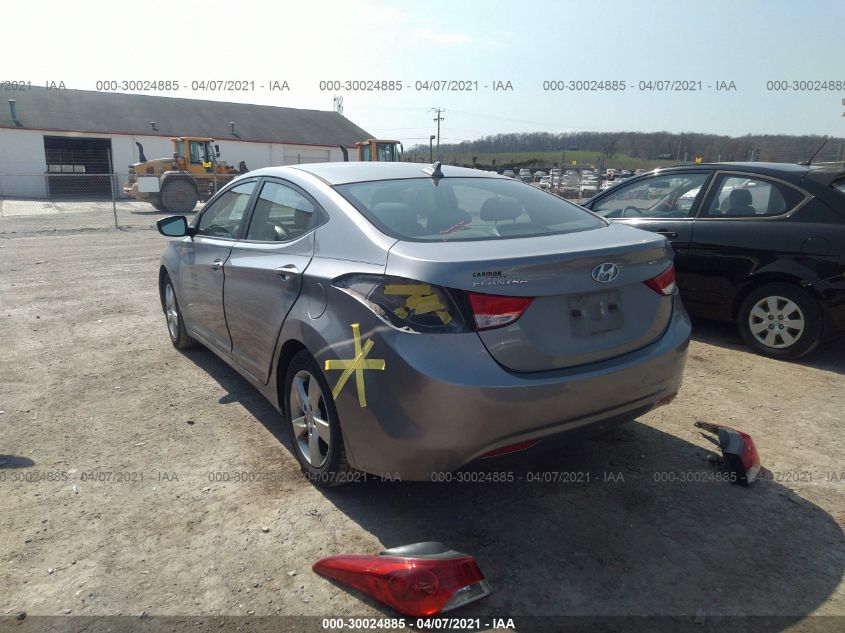 2013 HYUNDAI ELANTRA GLS PZEV KMHDH4AE2DU925482