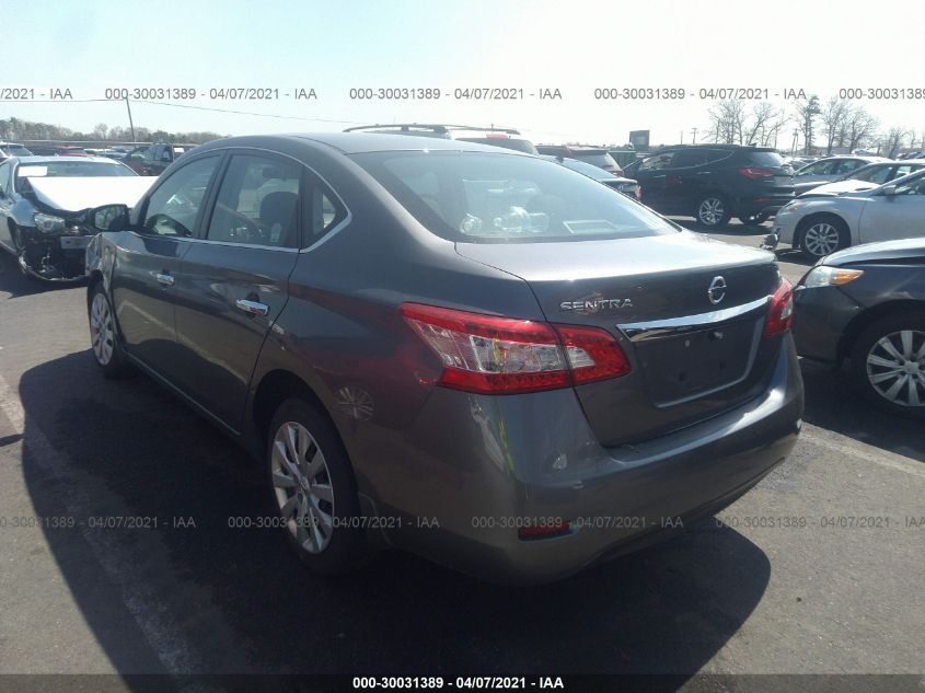2015 NISSAN SENTRA S 3N1AB7AP5FY377895