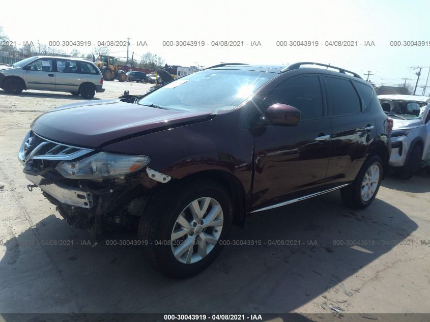 2014 NISSAN MURANO SL JN8AZ1MW7EW508733