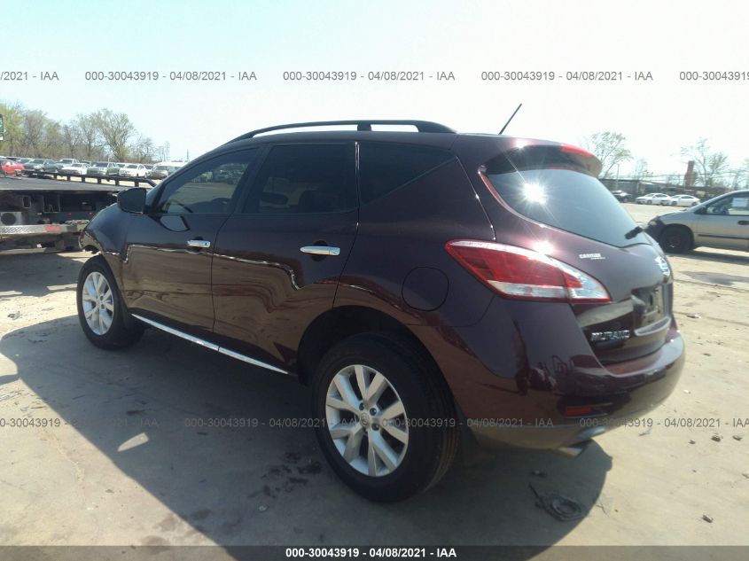 2014 NISSAN MURANO SL JN8AZ1MW7EW508733