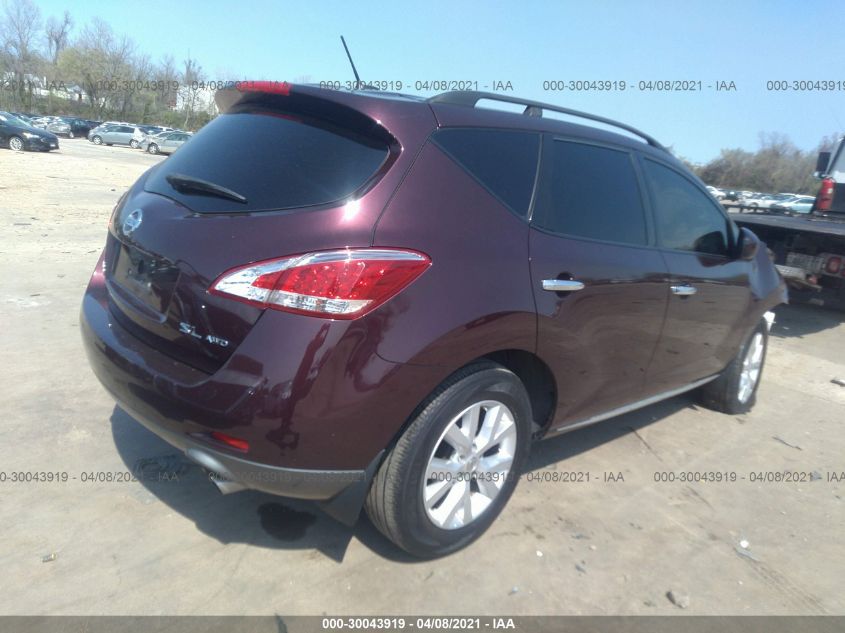 2014 NISSAN MURANO SL JN8AZ1MW7EW508733