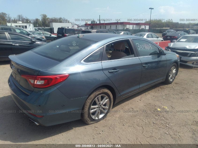 2016 HYUNDAI SONATA 2.4L SE 5NPE24AF7GH276053