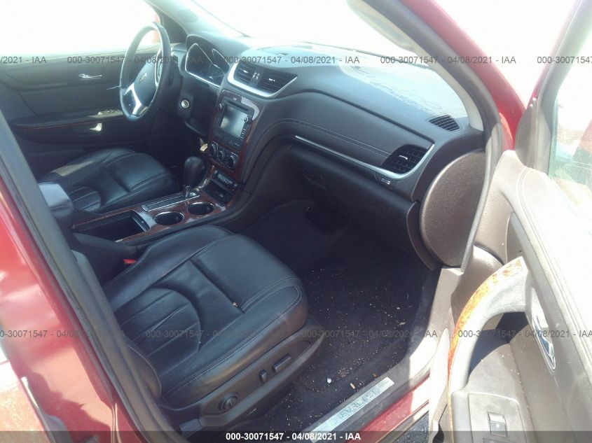 2014 CHEVROLET TRAVERSE LTZ 1GNKVJKDXEJ139657