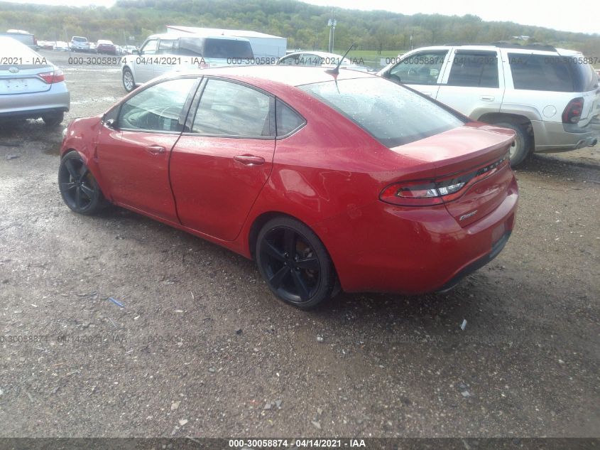 2016 DODGE DART SXT 1C3CDFBB6GD530483