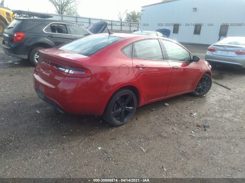 2016 DODGE DART SXT 1C3CDFBB6GD530483