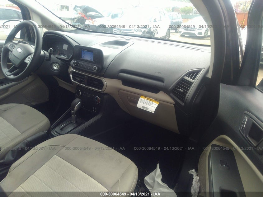 2020 FORD ECOSPORT VIN: 1FAHP3F20CL165404