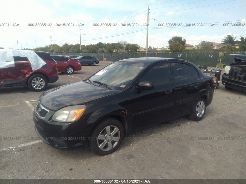 2010 KIA RIO VIN: 5XYZUDLB6GG313896