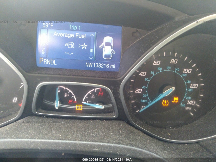 2014 FORD FOCUS VIN: JTDKT4K34B5331247